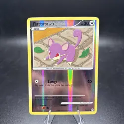 Rattata 73/99 Reverse Holo Vintage Pokemon Card Arceus NM/LP -j - Image 1