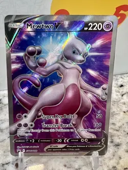 RARE TCG PokemonGo Mewtwo Dragonite Rainbow Trainer VMAX VStar Promo 10 Card Lot - Image 5