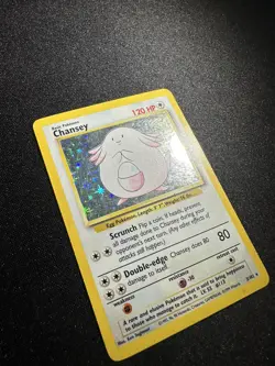 Chansey 3/102 - Holo Rare - 1999 WotC English Base Set Pokemon Card - Image 2
