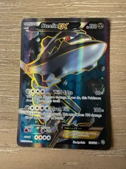 Pokemon Card Steelix EX (Full Art) Holo Ultra Rare Steam Siege #108 NM - Image 1