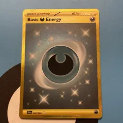 Basic Darkness Energy 098/064 GOLD Hyper Rare S&V Shrouded Fable Pokemon Card NM - Image 1