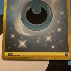 Basic Darkness Energy 098/064 GOLD Hyper Rare S&V Shrouded Fable Pokemon Card NM - Image 2