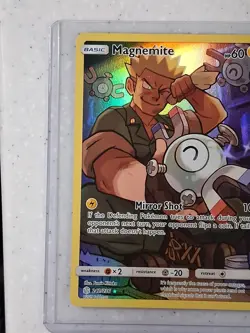 Pokemon TCG Magnemite Holo Secret Rare Card Cosmic Eclipse 242/236 - Image 4