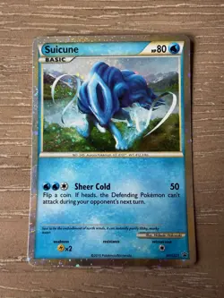 Pokemon Card Suicune Holo HGSS Promos #HGSS21 NM - Image 1