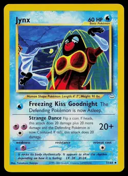 Pokemon Card Neo Revelation Jynx 31/64 Uncommon - Image 1