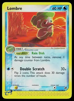 Pokemon Card Sandstorm Lombre 45/100 Uncommon - Image 1