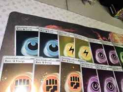 TCG Pokemon SVE 151 Cosmos Holo Energy Card Lot (32 Total Cards) NM. Swirls. - Image 4