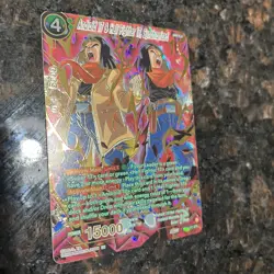 Android 17 & Hell Fighter 17 Synchronized SPR Foil Dragon Ball Super Card | NM - Image 3