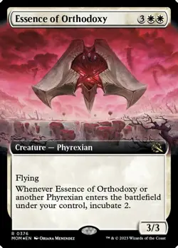 Essence of Orthodoxy (Extended Art) [March of the Machine] Magic MTG - Image 1
