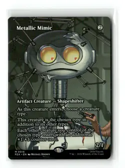Metallic Mimic (Borderless) M Teenage Mutant Ninja Turtles Source Material 16 NM - Image 1