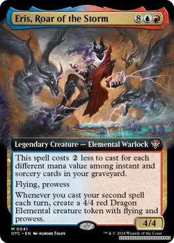 Eris, Roar of the Storm (Extended Art) [OTC - 41] - LP [Normal] TCG MTG - Image 1