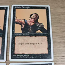 MTG Unholy Strength 4th Edition (BB)/Black/C - Playset - Image 5