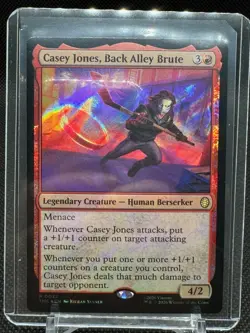 Casey Jones, Back Alley Brute (Surge Foil) Commander: Teenage Mutant Ninja... - Image 1