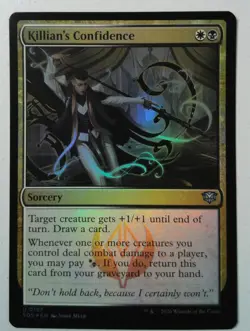 Killian's Confidence *FOIL Uncommon* Magic MtG x1 Secrets of Strixhaven - Image 1