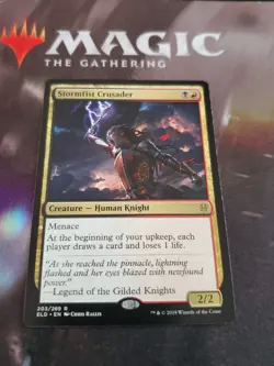 Mtg. Stormfist Crusader. Throne Of Eldraine. Lp - Image 1