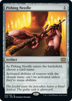 x1 Pithing Needle R MTG Double Masters 2022 M/NM, English - Image 1