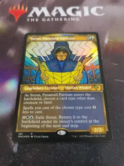 Mtg. Stenn, Paranoid Partisan. Textured Foil. Dominaria United. Nm - Image 1