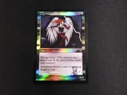 Lightning Angel Signed FOIL MP [Apocalypse] Mtg Magic Free Tracking! - Image 1