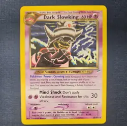 Pokemon Dark Slowking TCG Neo Destiny Card 20/105 Regular NM Condition - Image 1