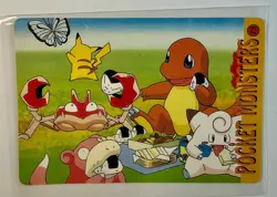 ZAPTOS CLAWS Pocket Monsters Pokemon Japanese Anime Vending Prism Sticker NM - Image 2