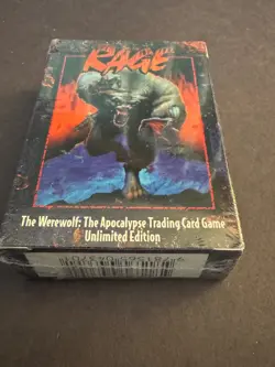 RAGE: The Werewolf Apocalypse Trading Card Game-Double Starter Set NEW 1995 - Image 1