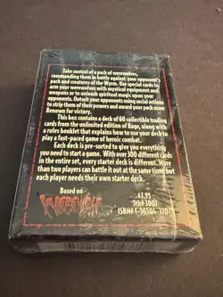 RAGE: The Werewolf Apocalypse Trading Card Game-Double Starter Set NEW 1995 - Image 3