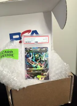 PSA 8 NM-MT - M Rayquaza EX 61/108 Roaring Skies Holo - 2015 Pokemon - Image 3