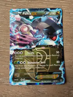 Pokemon Card Palkia EX (Team Plasma) Holo Ultra Rare Plasma Blast #66 NM - Image 1
