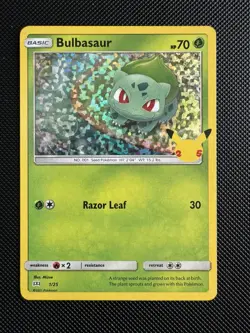2021 Pokemon Bulbasaur - 1/25 - McDonald's Promo Holo - Image 1