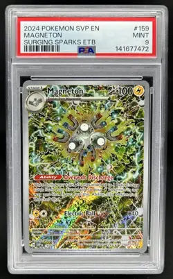 2023-25 Pokemon SV Black Star Promos Magneton #159 PSA 9 - Image 1