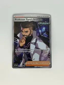 Pokemon Professor Turo's Scenario Ultra Rare Holo SV04 Paradox Rift 240/182 - Image 1