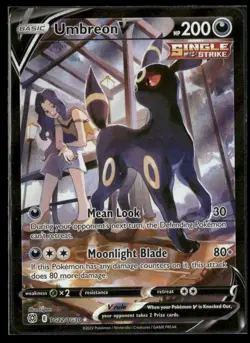 2022 Pokemon SWSH Umbreon V Brilliant Stars Ulta Rare #TG22 - Image 1