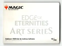 Embrace Oblivion Art Card (Gold-Stamped Signature) EOE 13 - Image 2