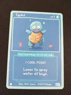 Pokepu Squird (Squirtle) 2025 Cool Club Collection Mick Junco Pokemon Fan Art - Image 1
