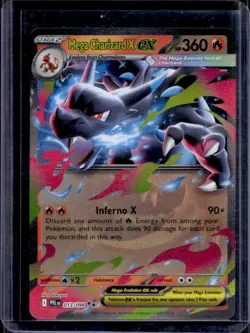 2025 Pokemon Phantasmal Flames Mega Charizard X ex Double Rare #013/094 - Image 1