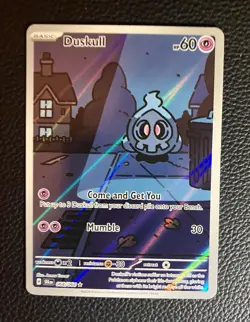 Pokemon TCG Duskull Illustration Rare 068/064 Shrouded Fable - Image 1