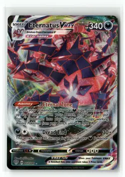 Eternatus VMAX 117/189 Holo VMAX Rare Darkness Ablaze Pokemon Holo Near Mint - Image 1