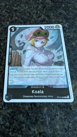 OP12-086 Koala : Rare English One Piece TCG Card : OP12: Legacy of the Master - Image 1