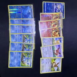 Pokemon Mid-Era Eevee Card Collection Set Normal and Reverse Holo LP - Image 1