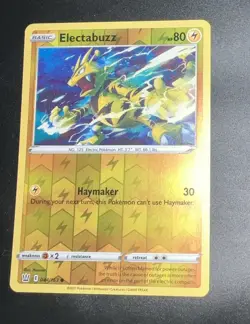 Electabuzz Reverse Holo - 044/163 - Battle Styles Pokemon 2021 - Image 1