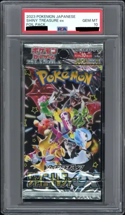 Japanese Pokemon Shiny Treasure Ex Booster Pack Psa 10 - Image 1