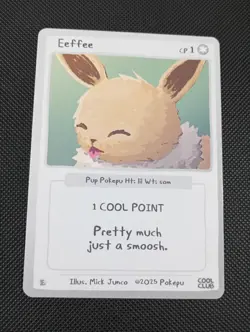 Pokepu Eeffee (Eevee) 2025 Cool Club Collection Mick Junco Pokemon Fan Art - Image 1