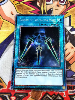 Swords of Concealing Light ra05-en059 (NEW) Platinum-Secret Rare Yu-Gi-Oh! - Image 1
