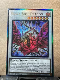 Yugioh - Black Rose Dragon (PUR) - RA04-EN057 - Near Mint - Image 1