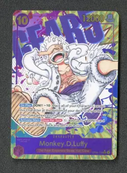 2023 One Piece OP05 Awakening Of The New Era Monkey D Luffy Alternate Art #119 - Image 1
