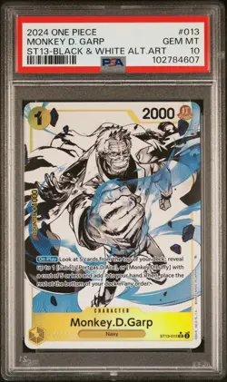 2024 ONE PIECE ULTRA DECK ST13-THE THREE BROTHERS #013 MONKEY D. GARP PSA 10 - Image 1