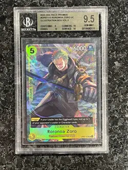 Roronoa Zoro (Illustration Box Vol.3) OP07-113 One Piece Promotion BGS 9.5 - Image 1