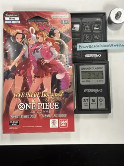 2x HEAVY 🔥 One Piece EB-03 Heroines Edition Booster Packs Weighed for Hits! - Image 1