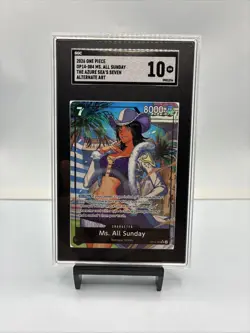 2026 One Piece OP14 Ms. All Sunday Alternate Art (SGC 10) - Image 1