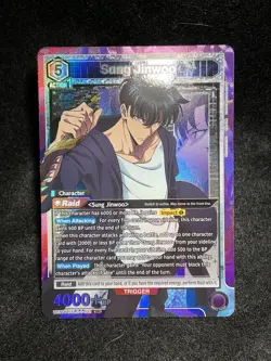 Union Arena-Solo Leveling- Sung Jinwoo-SR (SLG-1-021) - Image 4